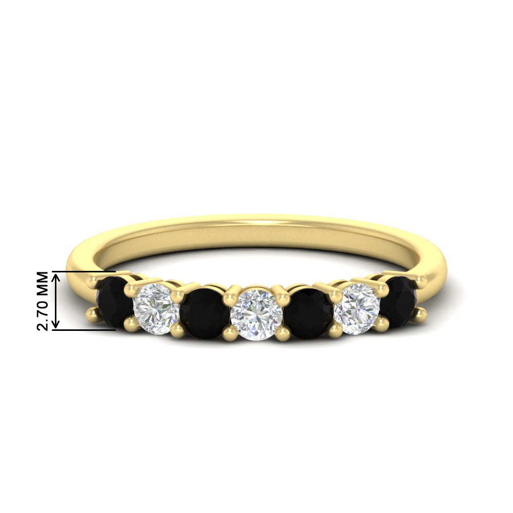 0.50-carat-7-stone-black-diamond-wedding-band-ring-in-yellow-gold-FDENS141BGBLACK-0.5CT-NL-YG-HW