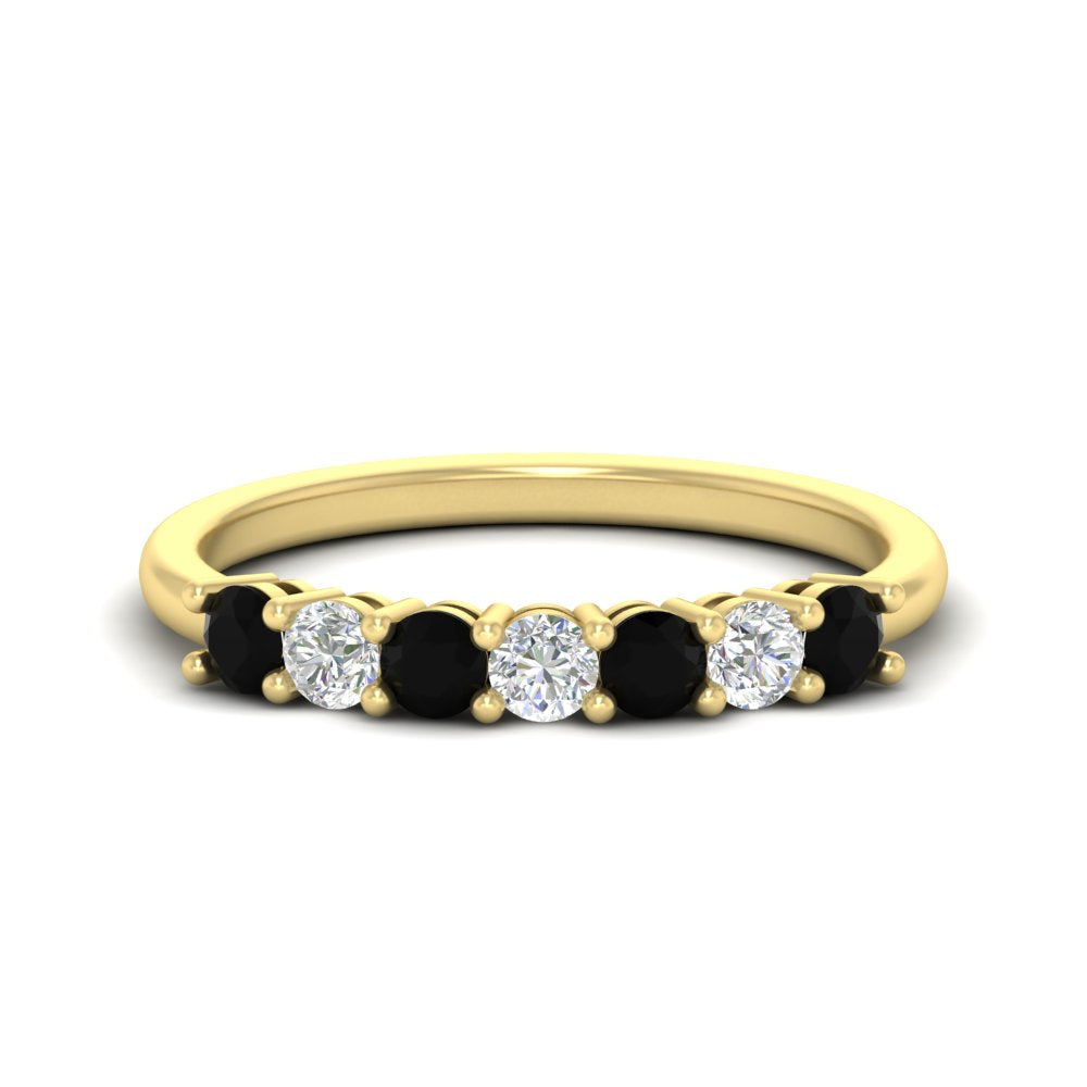 0.50-carat-7-stone-black-diamond-wedding-band-ring-in-yellow-gold-FDENS141BGBLACK-0.5CT-NL-YG