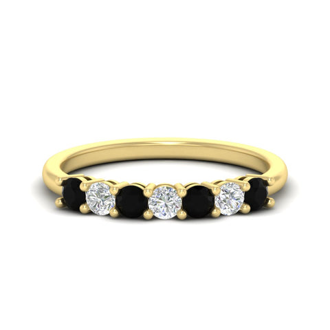 0.50-carat-7-stone-black-diamond-wedding-band-ring-in-yellow-gold-FDENS141BGBLACK-0.5CT-NL-YG