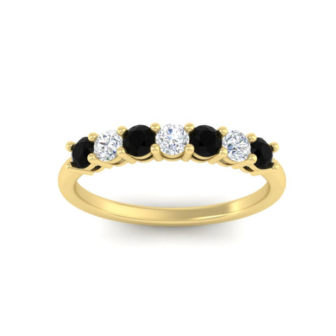 0.50-carat-7-stone-black-diamond-wedding-band-ring-in-yellow-gold-FDENS141BGBLACKANGLE5-0.5CT-NL-YG