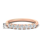 Load image into Gallery viewer, 0.50-carat-7-stone-diamond-wedding-band-ring-in-rose-gold-FDENS141B-0.5CT-NL-RG-HW
