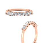 Load image into Gallery viewer, 0.50-carat-7-stone-diamond-wedding-band-ring-in-rose-gold-FDENS141BANGLE3-0.5CT-NL-RG
