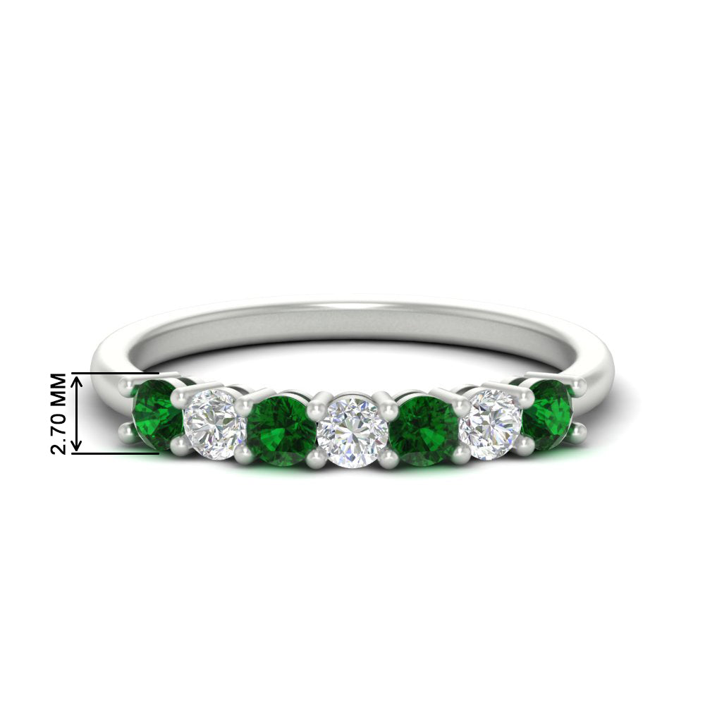 0.50-carat-7-stone-emerald-wedding-band-ring-in-white-gold-FDENS141BGEMGR-0.5CT-NL-WG-HW