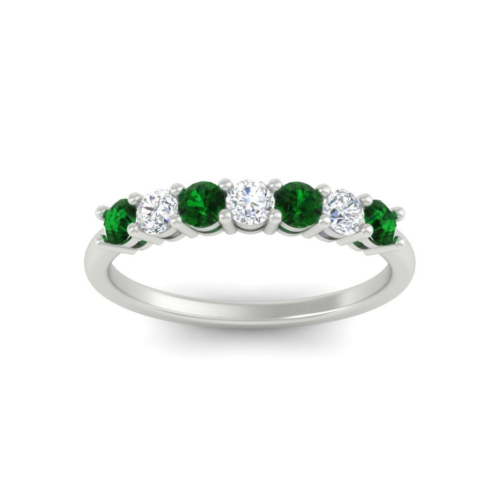 0.50-carat-7-stone-emerald-wedding-band-ring-in-white-gold-FDENS141BGEMGRANGLE5-0.5CT-NL-WG