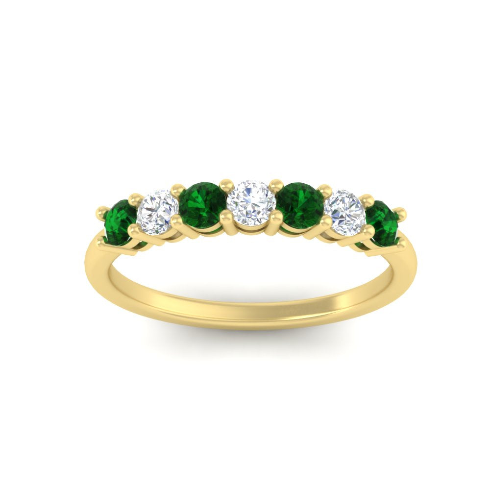 0.50-carat-7-stone-emerald-wedding-band-ring-in-yellow-gold-FDENS141BGEMGRANGLE5-0.5CT-NL-YG