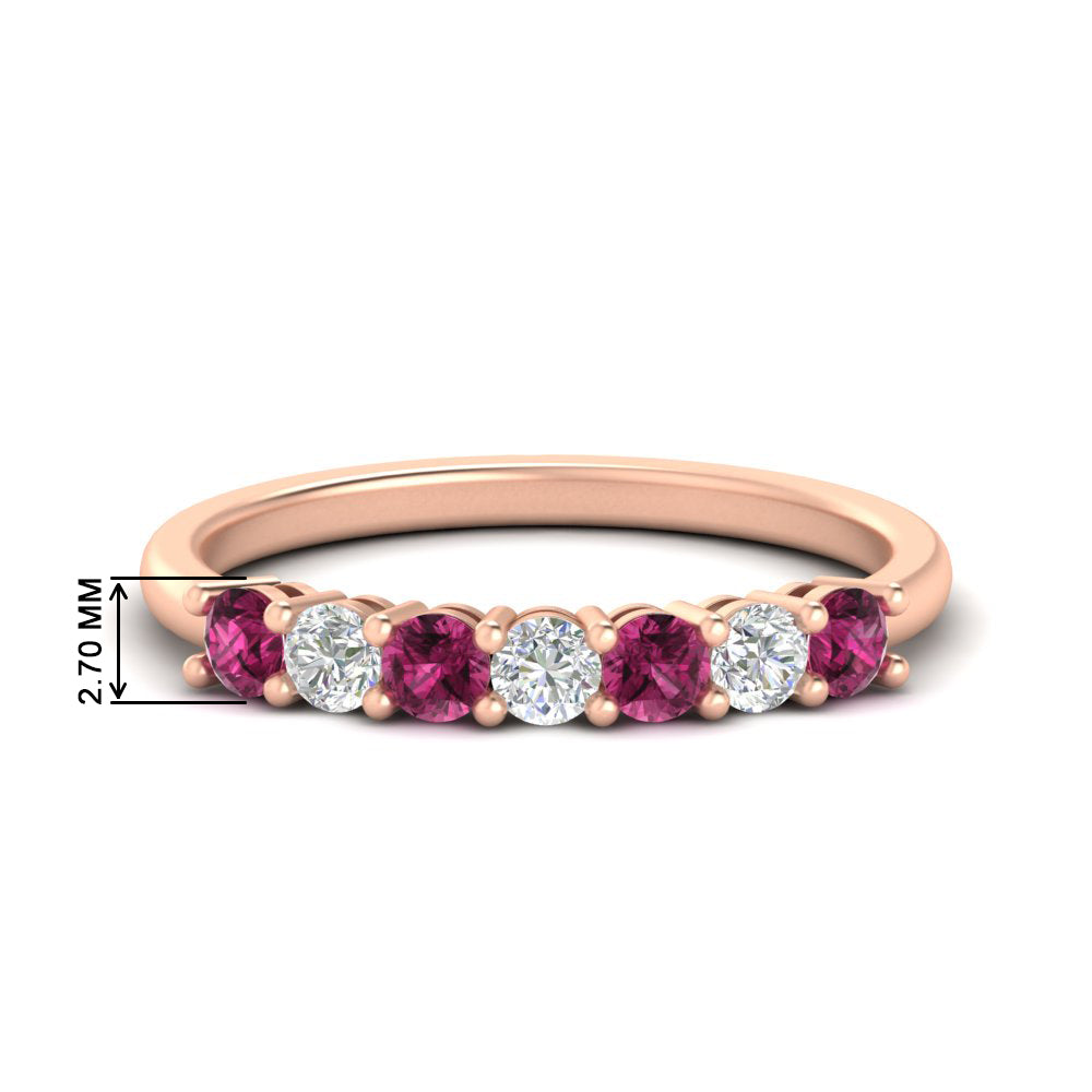 0.50-carat-7-stone-pink-sapphire-wedding-band-ring-in-rose-gold-FDENS141BGSADRPI-0.5CT-NL-RG-HW