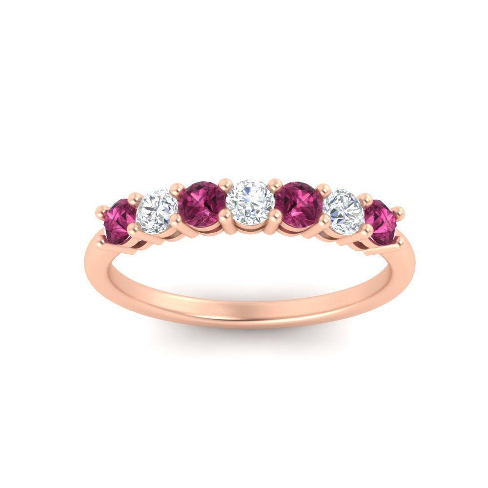 0.50-carat-7-stone-pink-sapphire-wedding-band-ring-in-rose-gold-FDENS141BGSADRPIANGLE5-0.5CT-NL-RG