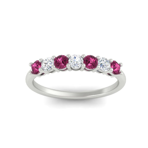 0.50-carat-7-stone-pink-sapphire-wedding-band-ring-in-white-gold-FDENS141BGSADRPIANGLE5-0.5CT-NL-WG