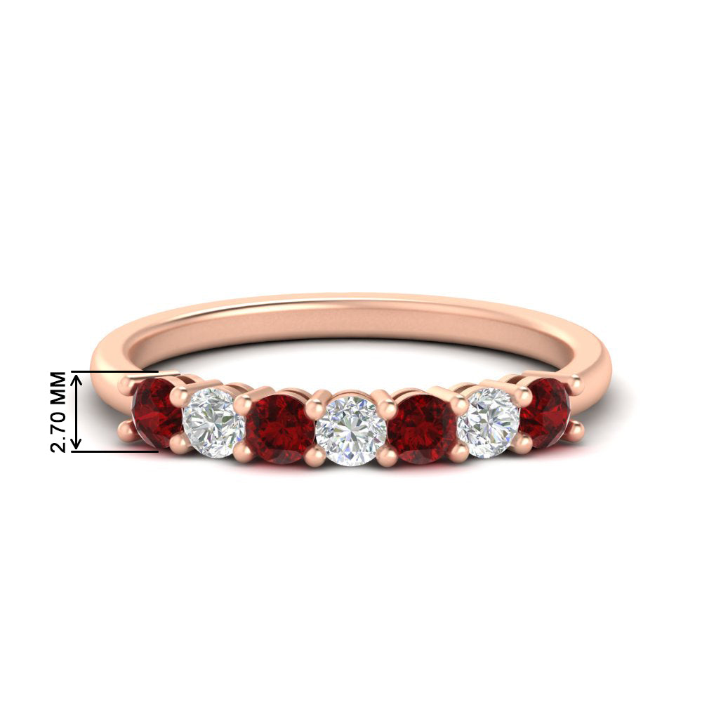 0.50-carat-7-stone-ruby-wedding-band-ring-in-rose-gold-FDENS141BGRUDR-0.5CT-NL-RG-HW