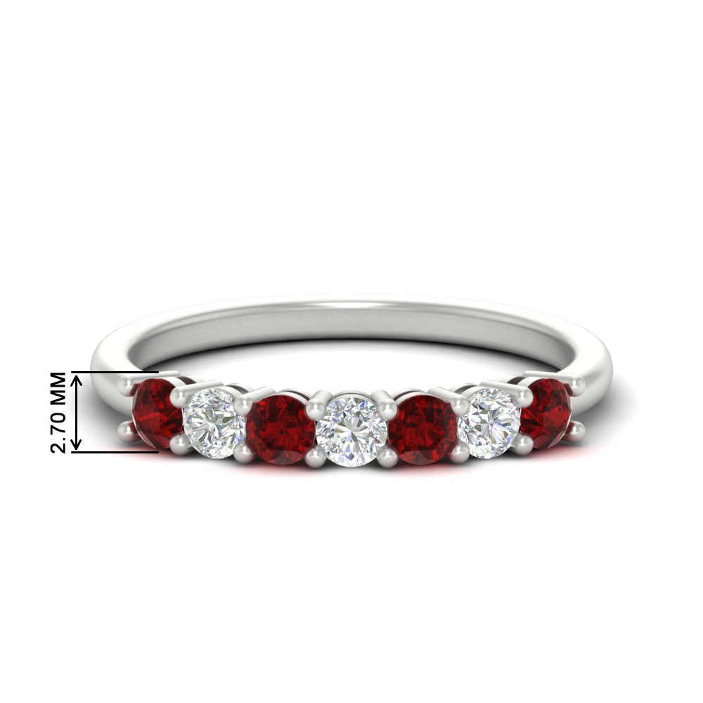 0.50-carat-7-stone-ruby-wedding-band-ring-in-white-gold-FDENS141BGRUDR-0.5CT-NL-WG-HW