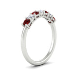 Load image into Gallery viewer, 0.50-carat-7-stone-ruby-wedding-band-ring-in-white-gold-FDENS141BGRUDRANGLE2-0.5CT-NL-WG
