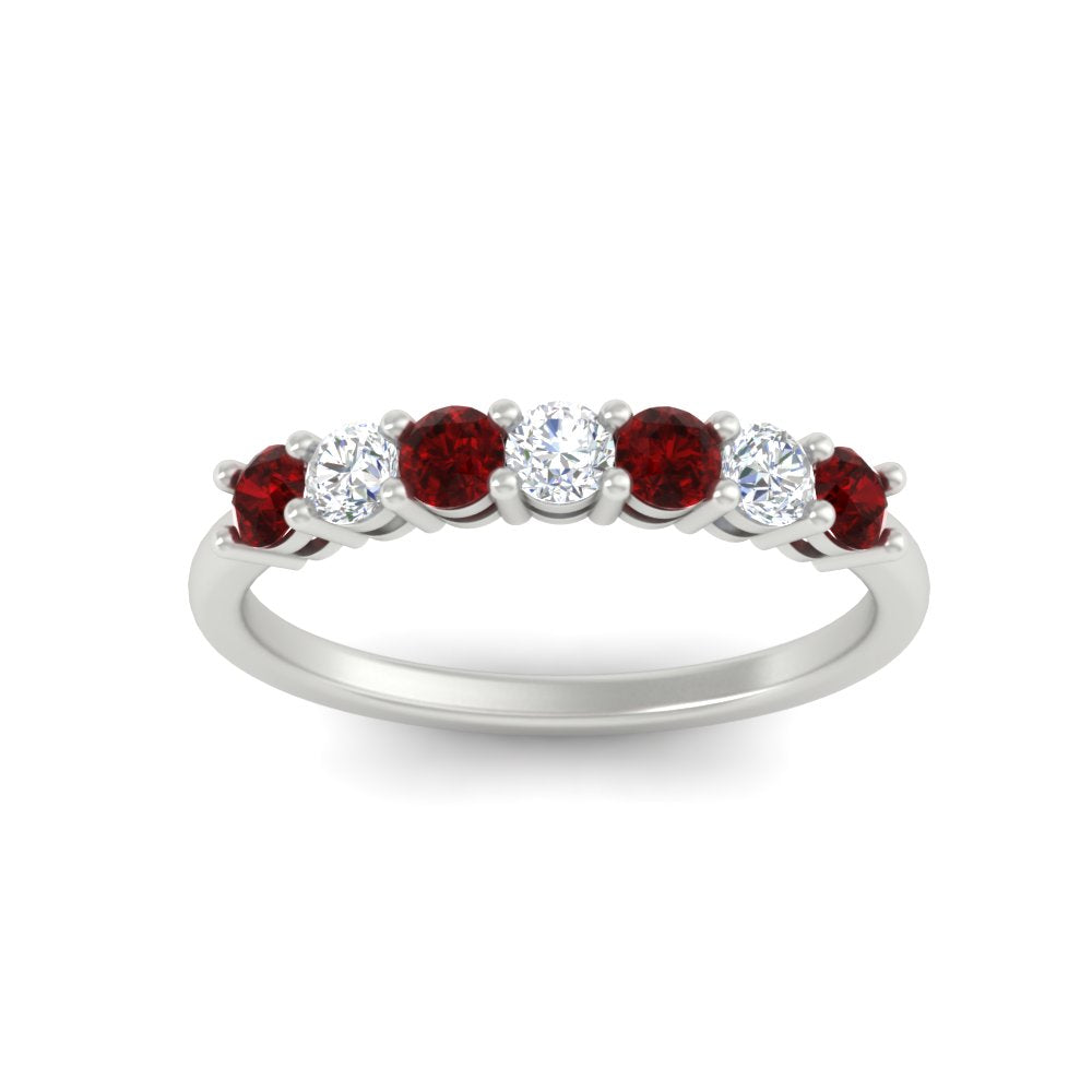 0.50-carat-7-stone-ruby-wedding-band-ring-in-white-gold-FDENS141BGRUDRANGLE5-0.5CT-NL-WG