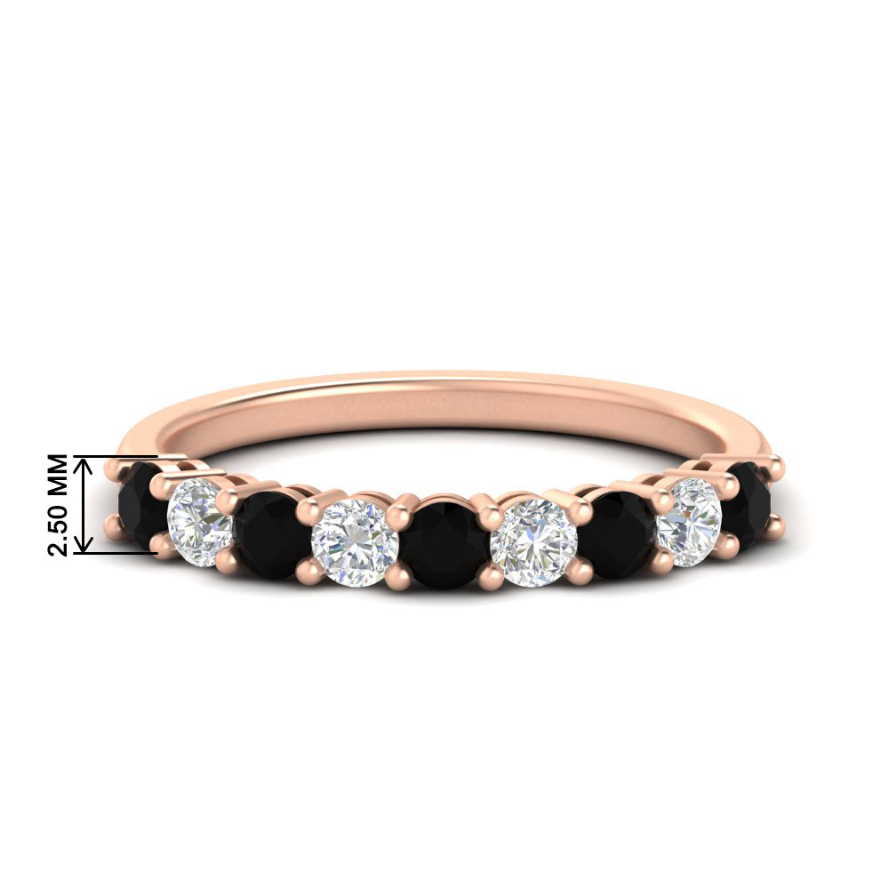 0.50-carat-9-stone-wedding-black-diamond-band-in-rose-gold-FD8008B9BGBLACK-0.50CT-NL-RG-HW