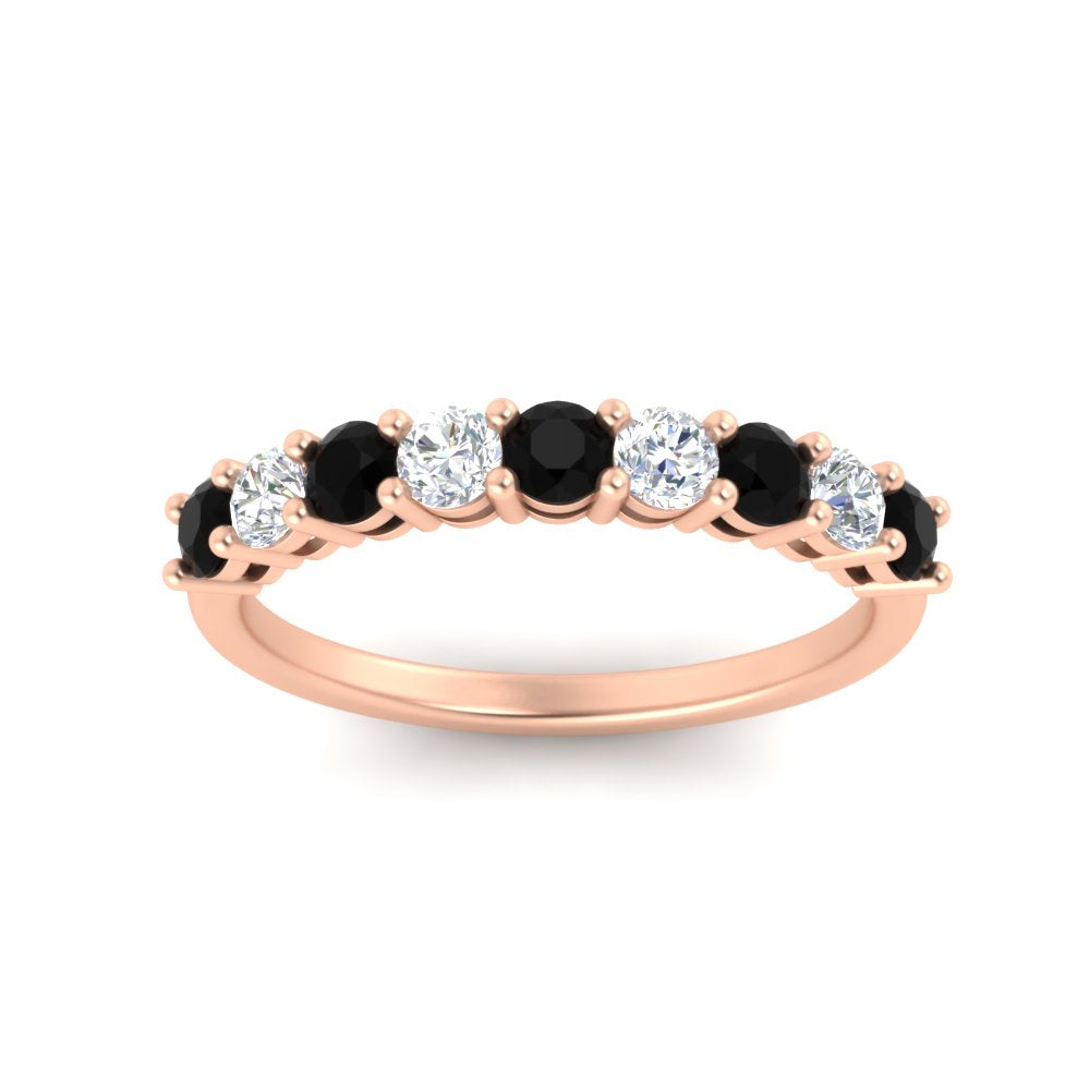 0.50-carat-9-stone-wedding-black-diamond-band-in-rose-gold-FD8008B9BGBLACKANGLE5-0.50CT-NL-RG