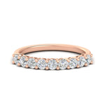 Load image into Gallery viewer, 0.50-carat-9-stone-wedding-diamond-band-in-rose-gold-FD8008B9B-0.50CT-NL-RG
