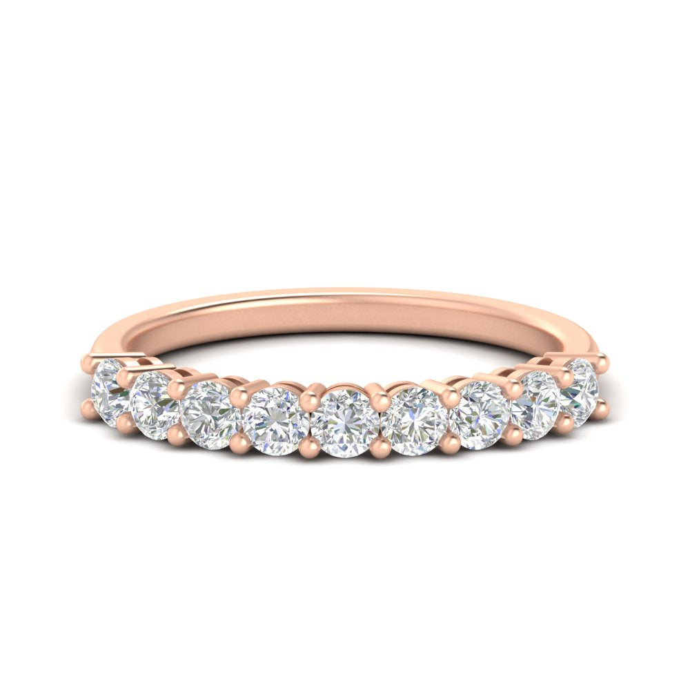 0.50-carat-9-stone-wedding-diamond-band-in-rose-gold-FD8008B9B-0.50CT-NL-RG