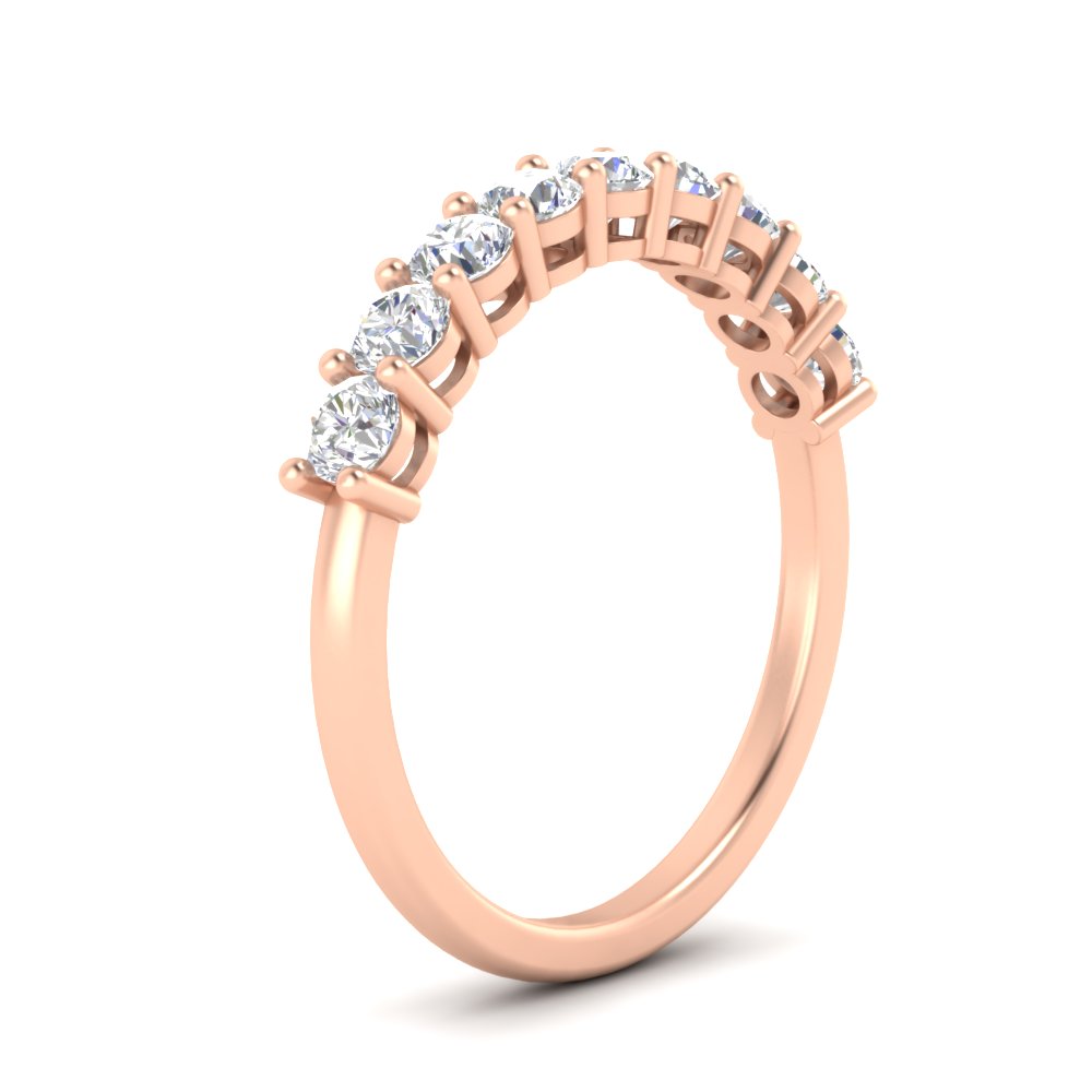 0.50-carat-9-stone-wedding-diamond-band-in-rose-gold-FD8008B9BANGLE2-0.50CT-NL-RG