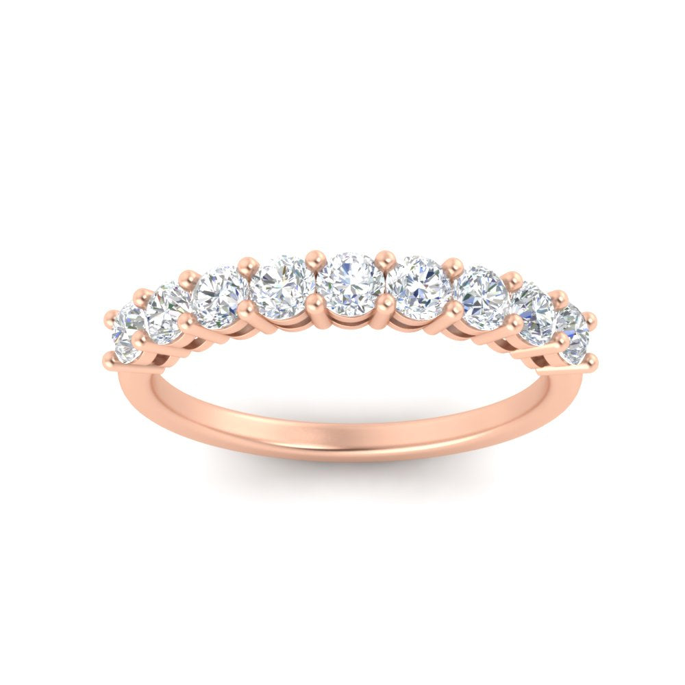 0.50-carat-9-stone-wedding-diamond-band-in-rose-gold-FD8008B9BANGLE5-0.50CT-NL-RG