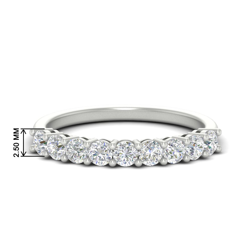 0.50-carat-9-stone-wedding-diamond-band-in-white-gold-FD8008B9B-0.50CT-NL-WG-HW