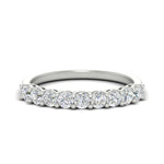 Load image into Gallery viewer, 0.50-carat-9-stone-wedding-diamond-band-in-white-gold-FD8008B9B-0.50CT-NL-WG
