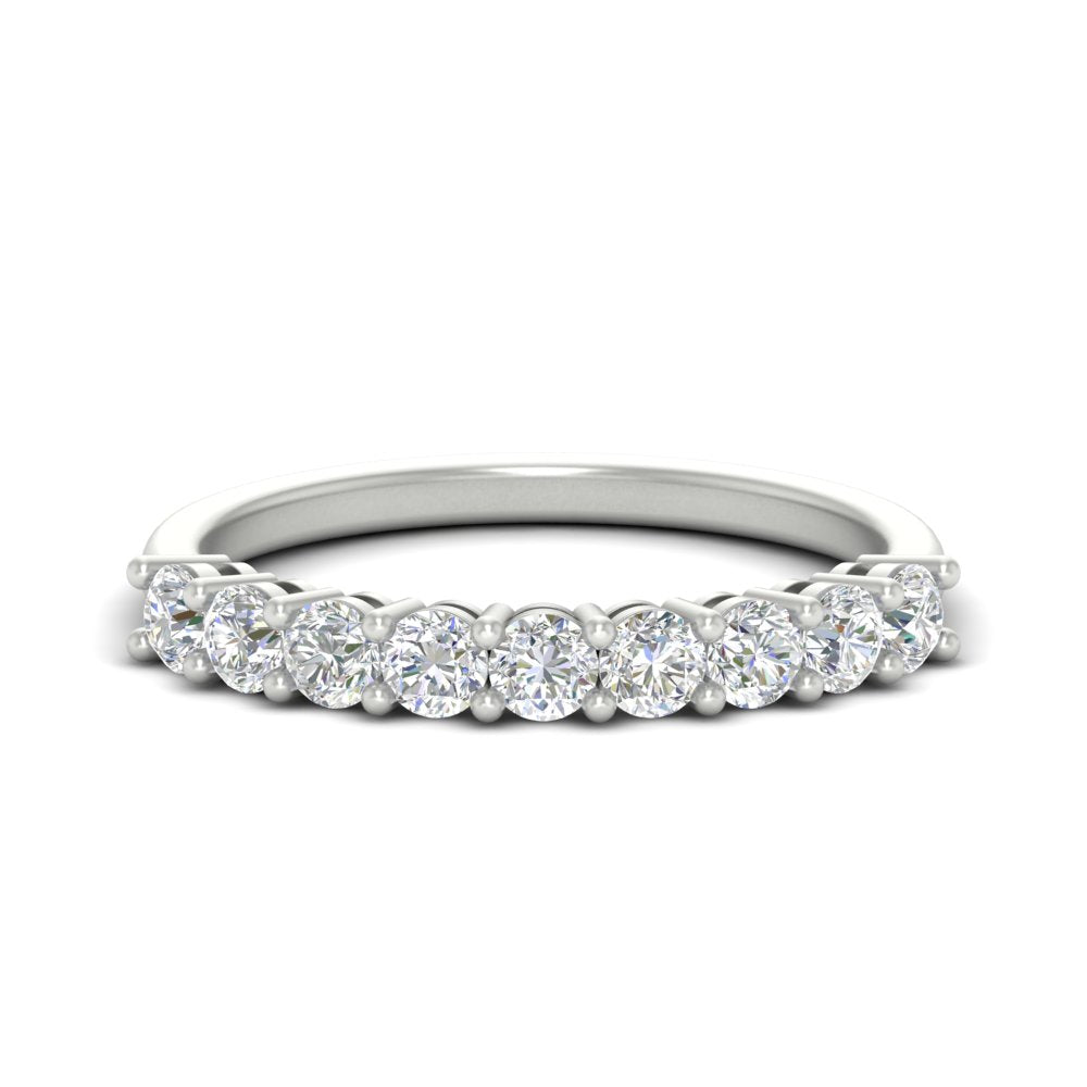 0.50-carat-9-stone-wedding-diamond-band-in-white-gold-FD8008B9B-0.50CT-NL-WG
