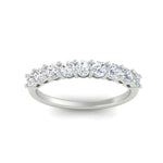 Load image into Gallery viewer, 0.50-carat-9-stone-wedding-diamond-band-in-white-gold-FD8008B9BANGLE5-0.50CT-NL-WG
