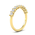 Load image into Gallery viewer, 0.50-carat-9-stone-wedding-diamond-band-in-yellow-gold-FD8008B9BANGLE2-0.50CT-NL-YG
