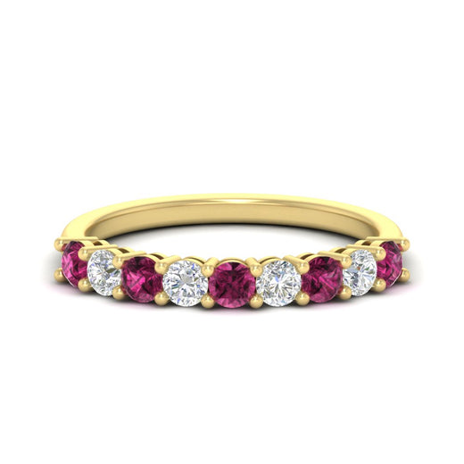 0.50-carat-9-stone-wedding-pink-sapphire-band-in-yellow-gold-FD8008B9BGSADRPI-0.50CT-NL-YG