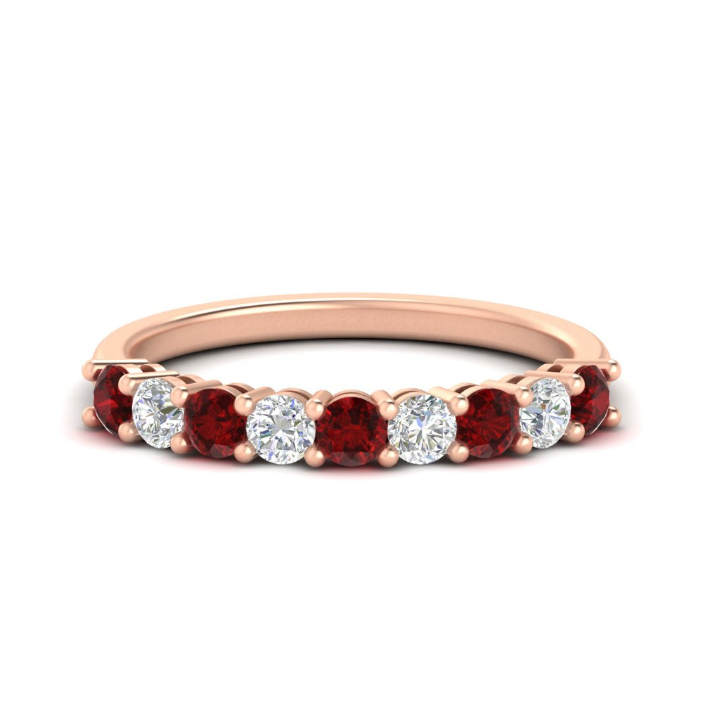 0.50-carat-9-stone-wedding-ruby-band-in-rose-gold-FD8008B9BGRUDR-0.50CT-NL-RG