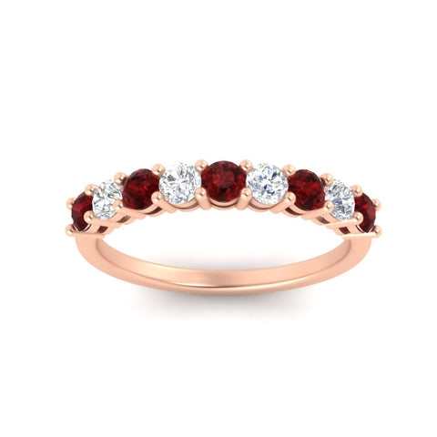 0.50-carat-9-stone-wedding-ruby-band-in-rose-gold-FD8008B9BGRUDRANGLE5-0.50CT-NL-RG