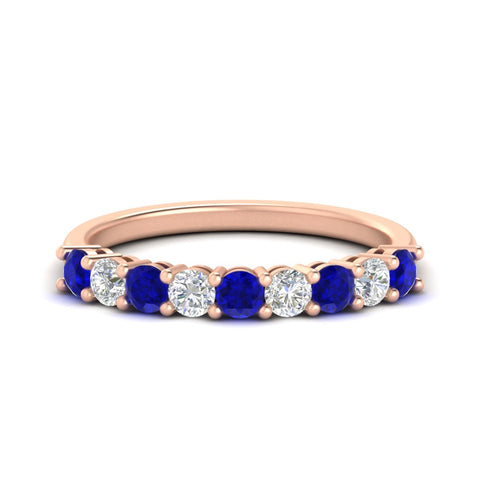 0.50-carat-9-stone-wedding-sapphire-band-in-rose-gold-FD8008B9BGSABL-0.50CT-NL-RG