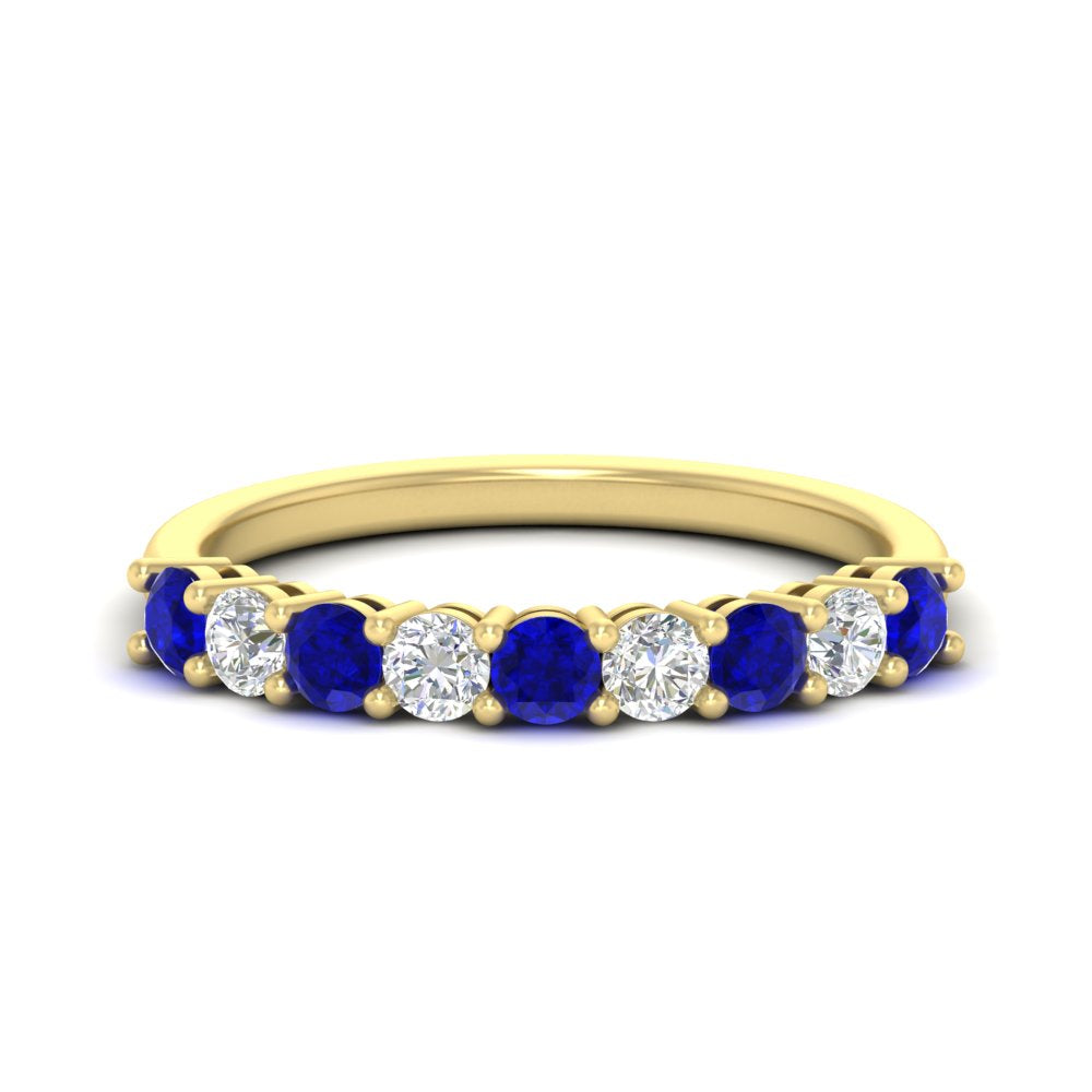 0.50-carat-9-stone-wedding-sapphire-band-in-yellow-gold-FD8008B9BGSABL-0.50CT-NL-YG