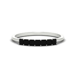 Load image into Gallery viewer, https://cdn.fascinatingdiamonds.com/FDWB179/0.50-carat-Princess-cut-7-stone-black-diamond-wedding-band-in-white-gold-fdwb179prgblacksleep-0.50ct-nl-wg.jpg