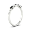 Load image into Gallery viewer, 0.50-carat-Princess-cut-7-stone-black-diamond-wedding-band-in-white-gold-fdwb8008prblackangle2-0.50ct-nl-wg.jpg