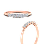 Load image into Gallery viewer, https://cdn.fascinatingdiamonds.com/FDWB179/0.50-carat-Princess-cut-7-stone-diamond-wedding-band-in-rose-gold-fdwb179prangle3-0.50ct-nl-rg.jpg