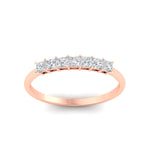 Load image into Gallery viewer, https://cdn.fascinatingdiamonds.com/FDWB179/0.50-carat-Princess-cut-7-stone-diamond-wedding-band-in-rose-gold-fdwb179prangle5-0.50ct-nl-rg.jpg