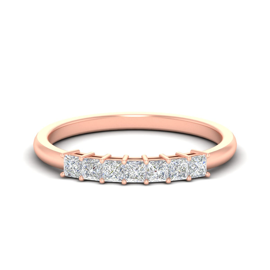 0.50-carat-Princess-cut-7-stone-diamond-wedding-band-in-rose-gold-fdwb8008prsleep-0.50ct-nl-rg.jpg