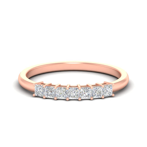 0.50-carat-Princess-cut-7-stone-diamond-wedding-band-in-rose-gold-fdwb8008prsleep-0.50ct-nl-rg.jpg