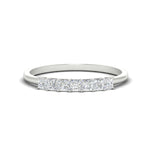 Load image into Gallery viewer, https://cdn.fascinatingdiamonds.com/FDWB179/0.50-carat-Princess-cut-7-stone-diamond-wedding-band-in-white-gold-fdwb179prsleep-0.50ct-nl-wg.jpg