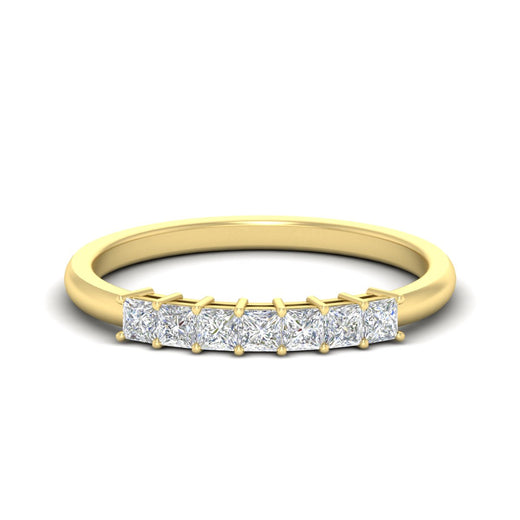 0.50-carat-Princess-cut-7-stone-diamond-wedding-band-in-yellow-gold-fdwb8008prsleep-0.50ct-nl-yg.jpg