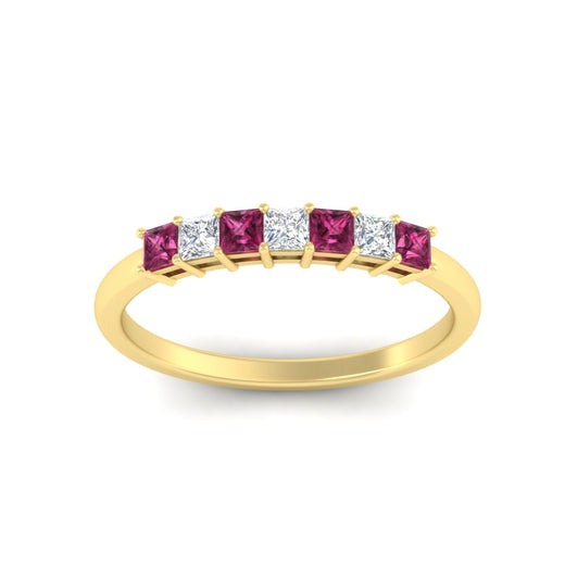 0.50-carat-Princess-cut-7-stone-pink-sapphire-wedding-band-in-yellow-gold-fdwb8008prgsadrpiangle5-0.50ct-nl-yg.jpg