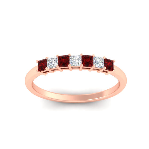 0.50-carat-Princess-cut-7-stone-ruby-wedding-band-in-rose-gold-fdwb8008prgrudrangle5-0.50ct-nl-rg.jpg