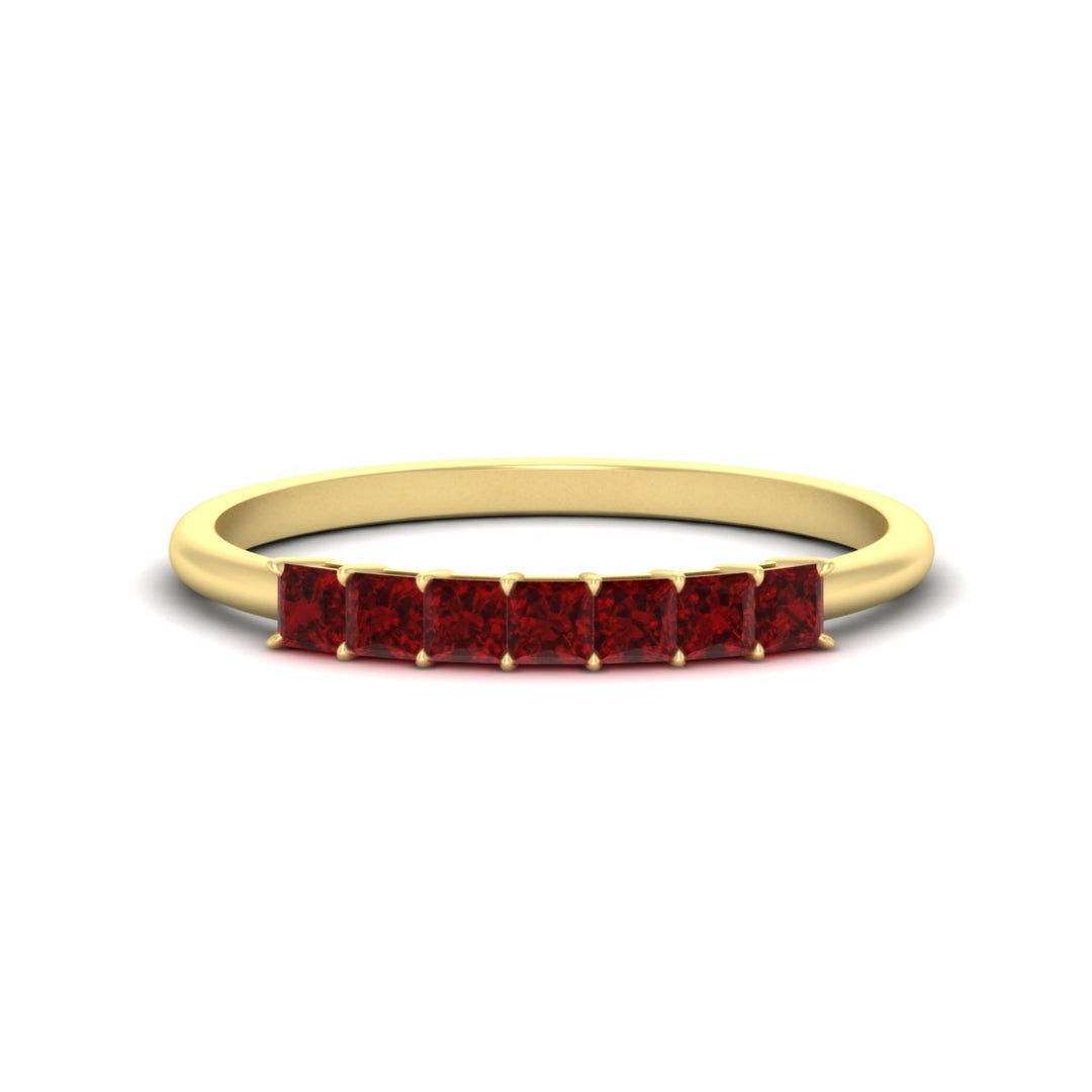 https://cdn.fascinatingdiamonds.com/FDWB179/0.50-carat-Princess-cut-7-stone-ruby-wedding-band-in-yellow-gold-fdwb179prgrudrsleep-0.50ct-nl-yg.jpg