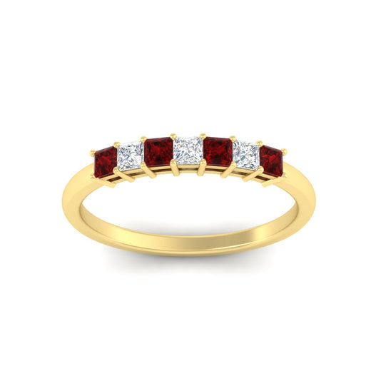 0.50-carat-Princess-cut-7-stone-ruby-wedding-band-in-yellow-gold-fdwb8008prgrudrangle5-0.50ct-nl-yg.jpg