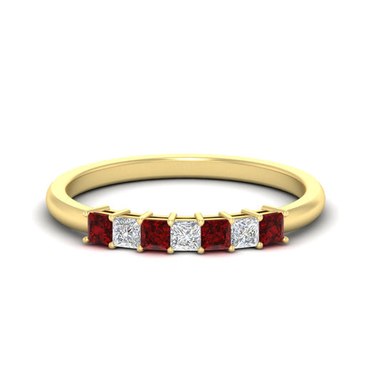 0.50-carat-Princess-cut-7-stone-ruby-wedding-band-in-yellow-gold-fdwb8008prgrudrsleep-0.50ct-nl-yg.jpg
