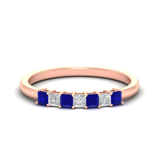 0.50-carat-Princess-cut-7-stone-sapphire-wedding-band-in-rose-gold-fdwb8008prgsablsleep-0.50ct-nl-rg.jpg