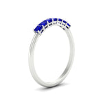 Load image into Gallery viewer, https://cdn.fascinatingdiamonds.com/FDWB179/0.50-carat-Princess-cut-7-stone-sapphire-wedding-band-in-white-gold-fdwb179prgsablangle2-0.50ct-nl-wg.jpg
