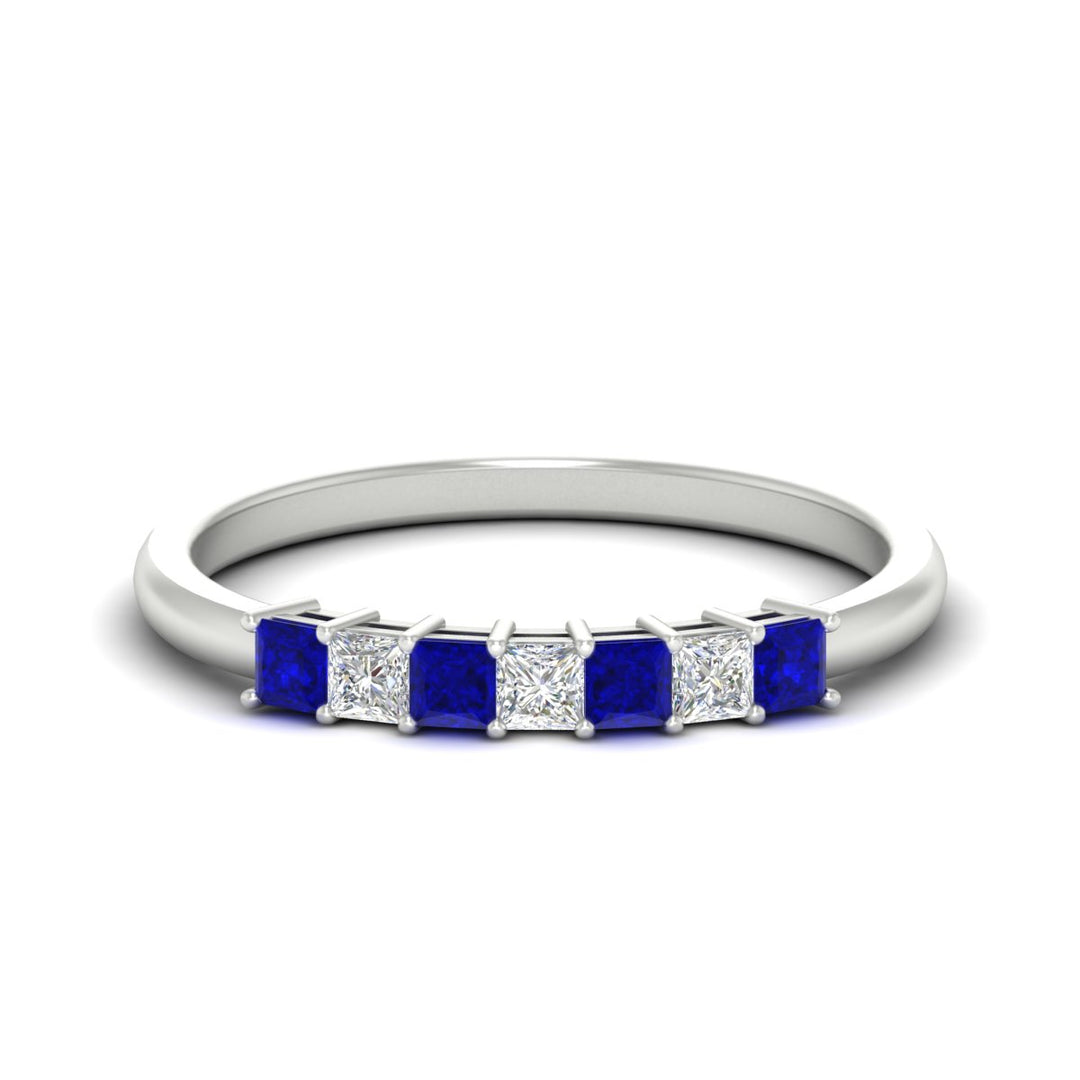 0.50-carat-Princess-cut-7-stone-sapphire-wedding-band-in-white-gold-fdwb8008prgsablsleep-0.50ct-nl-wg.jpg