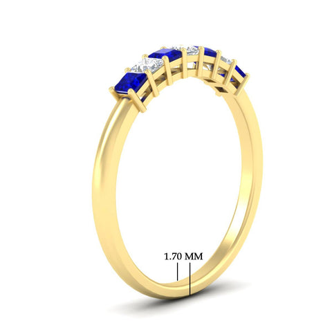 0.50-carat-Princess-cut-7-stone-sapphire-wedding-band-in-yellow-gold-fdwb8008prgsablangle2-0.50ct-nl-yg-hw.jpg