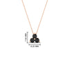 Load image into Gallery viewer, 0.50-carat-black-diamond-3-stone-pendant-necklace-in-FDPD1129GBLACK-0.48CT-NL-RG